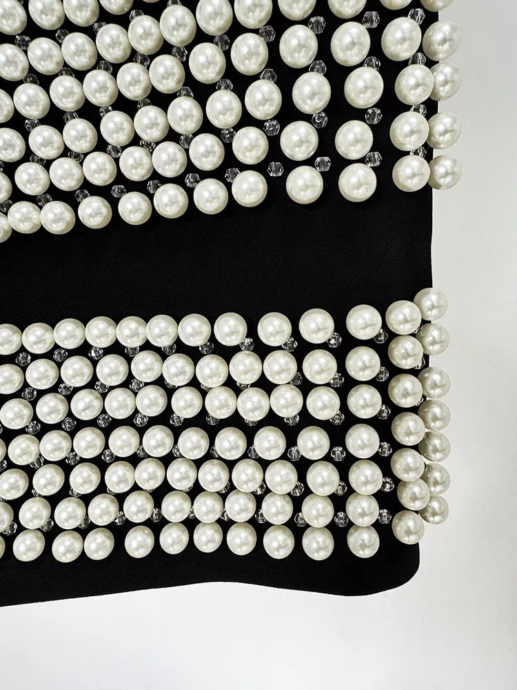 Claudia Pearl Beaded Skirt