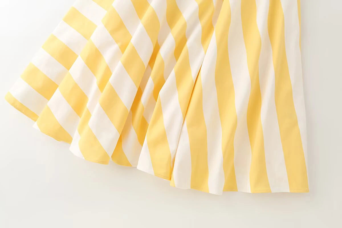 Summer Striped Midi Dress