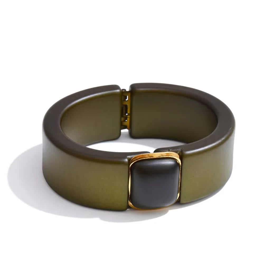 Acrylic Square Matte Bracelet Bangle
