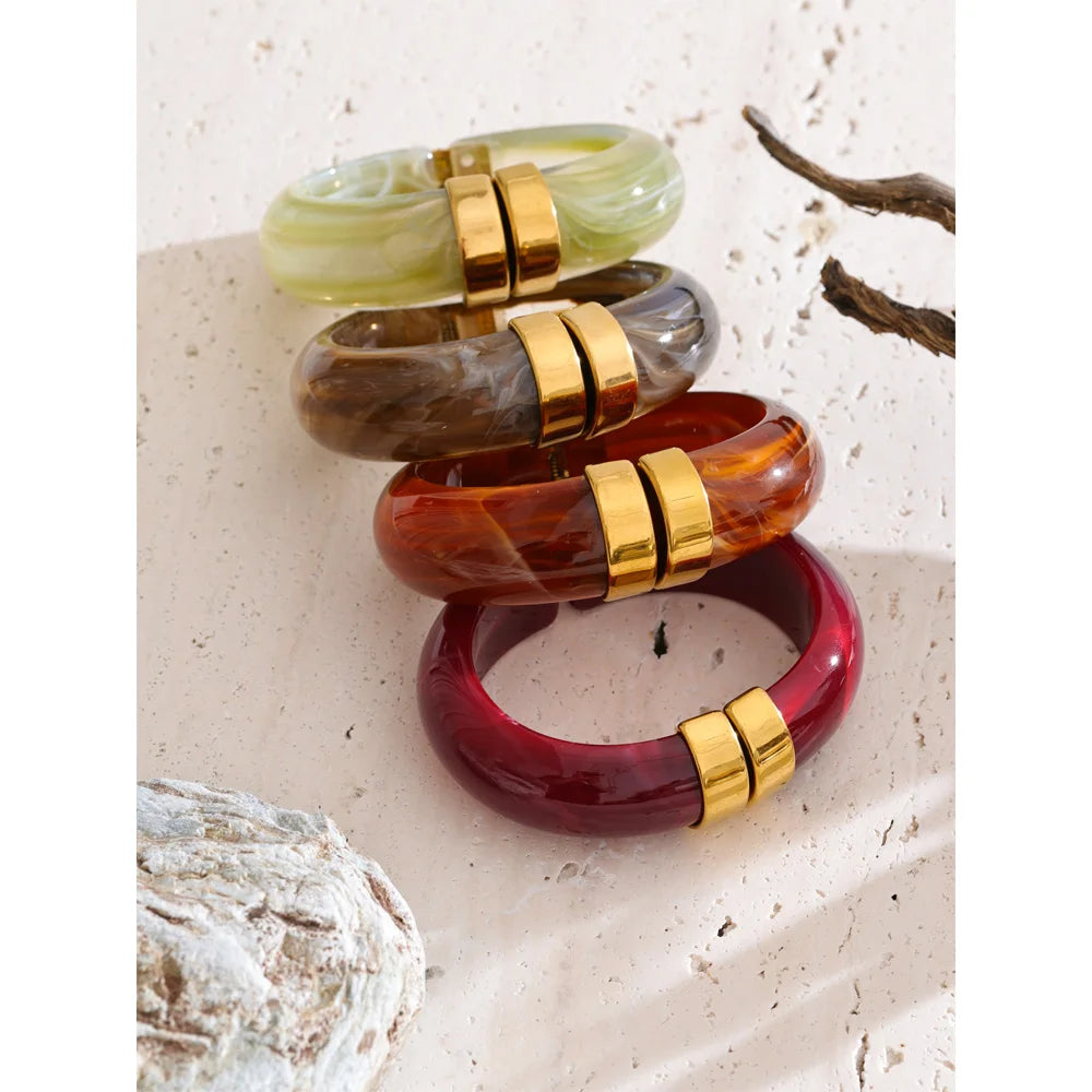 Acrylic Thick Bracelet Bangle