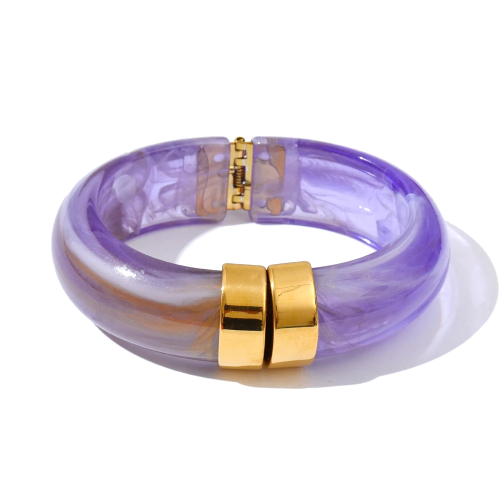 Acrylic Thick Bracelet Bangle