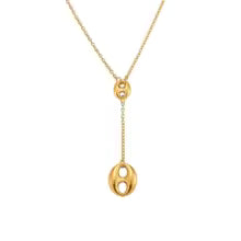 18k Gold Chain Y Necklace