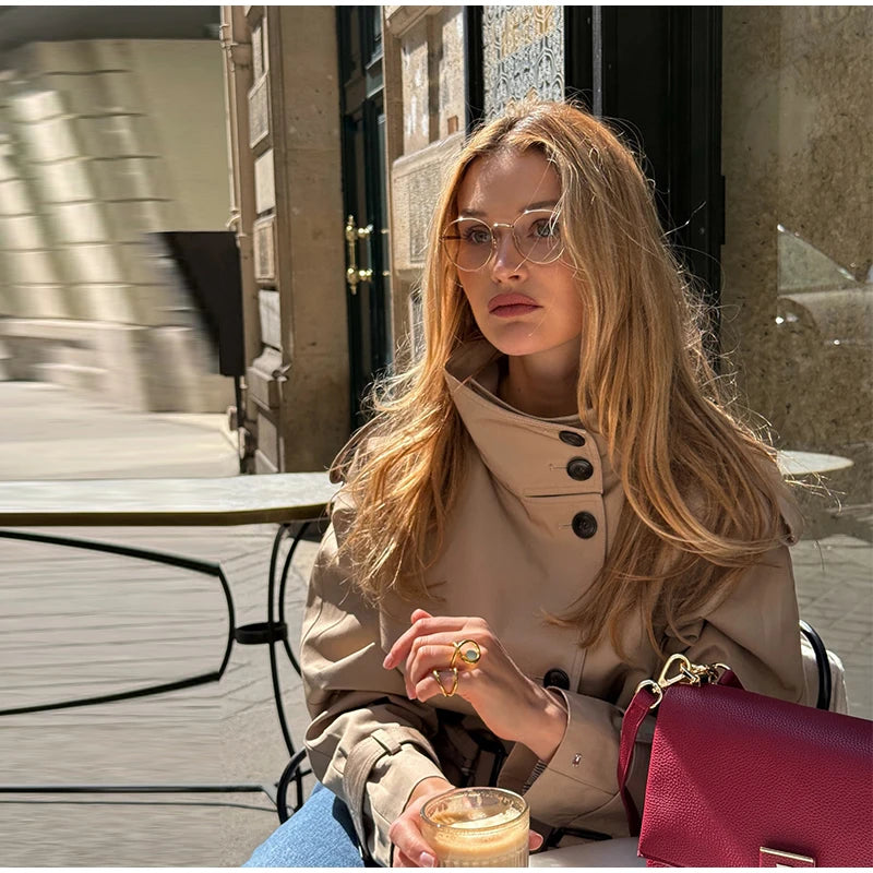 معطف ترنش قصير من إيمي