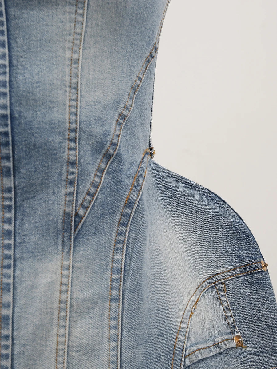 Gorset Silvie Structured Denim