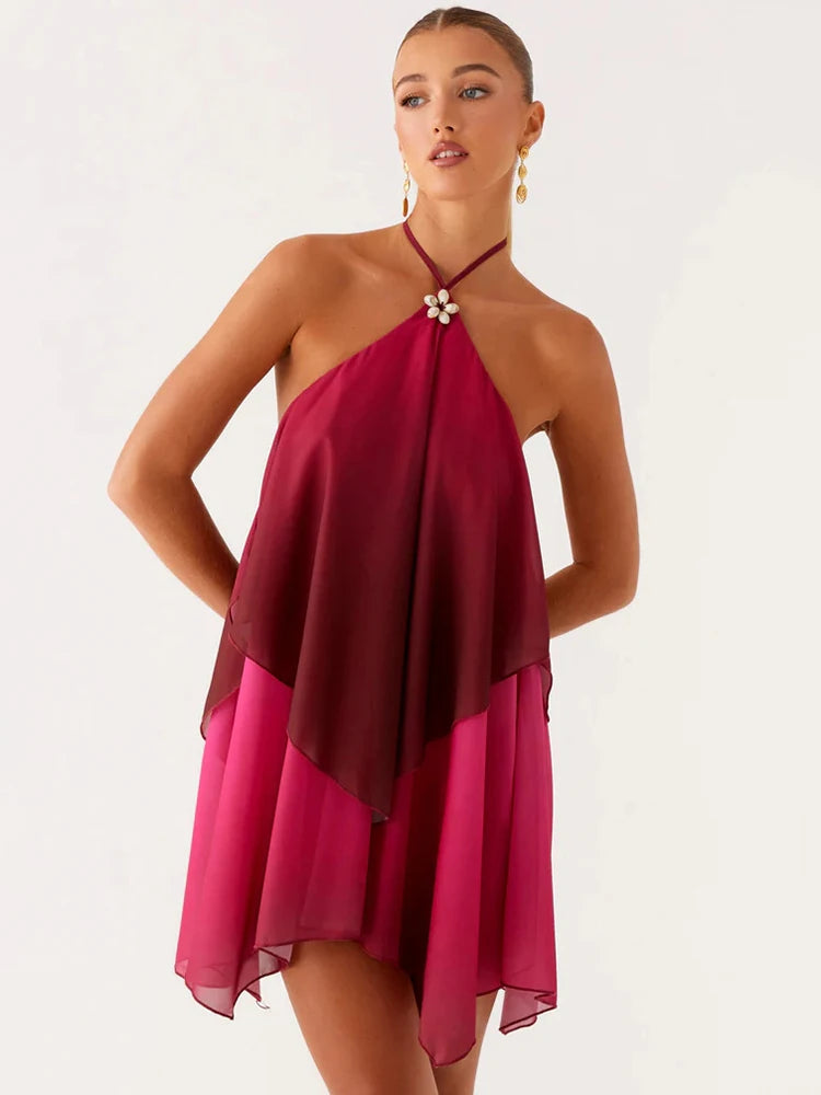 Tara Gradient Backless Dress