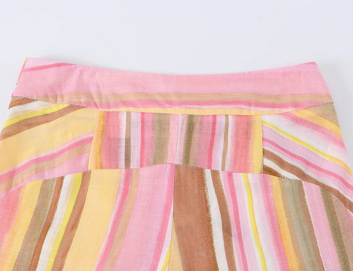 Sweet Striped Wide Leg Pants