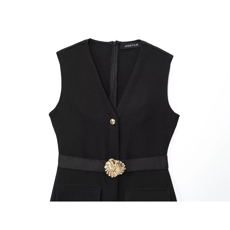 Tina Button-down Pencil Dress