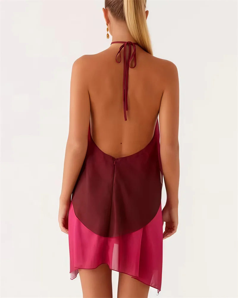 Tara Gradient Backless Dress