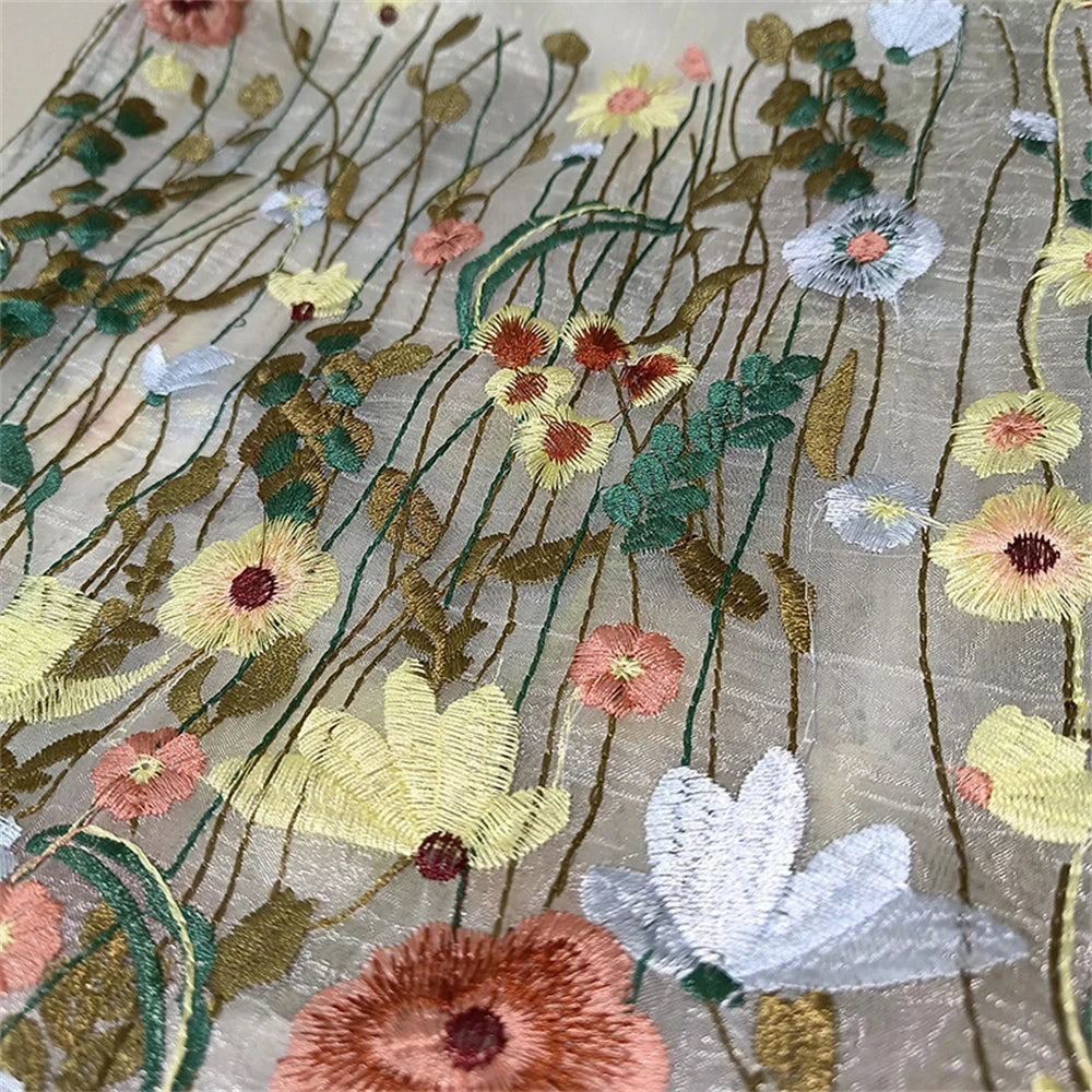 Embroidered Lace Flower Bag