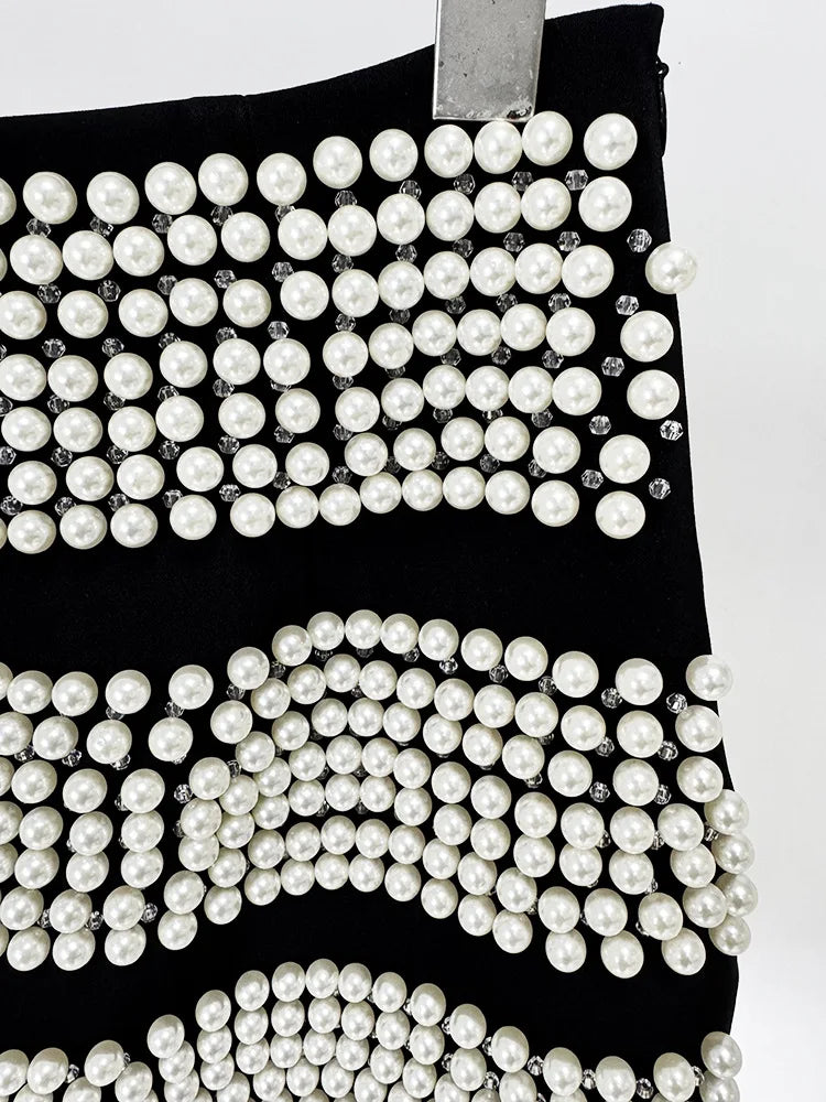 Claudia Pearl Beaded Skirt