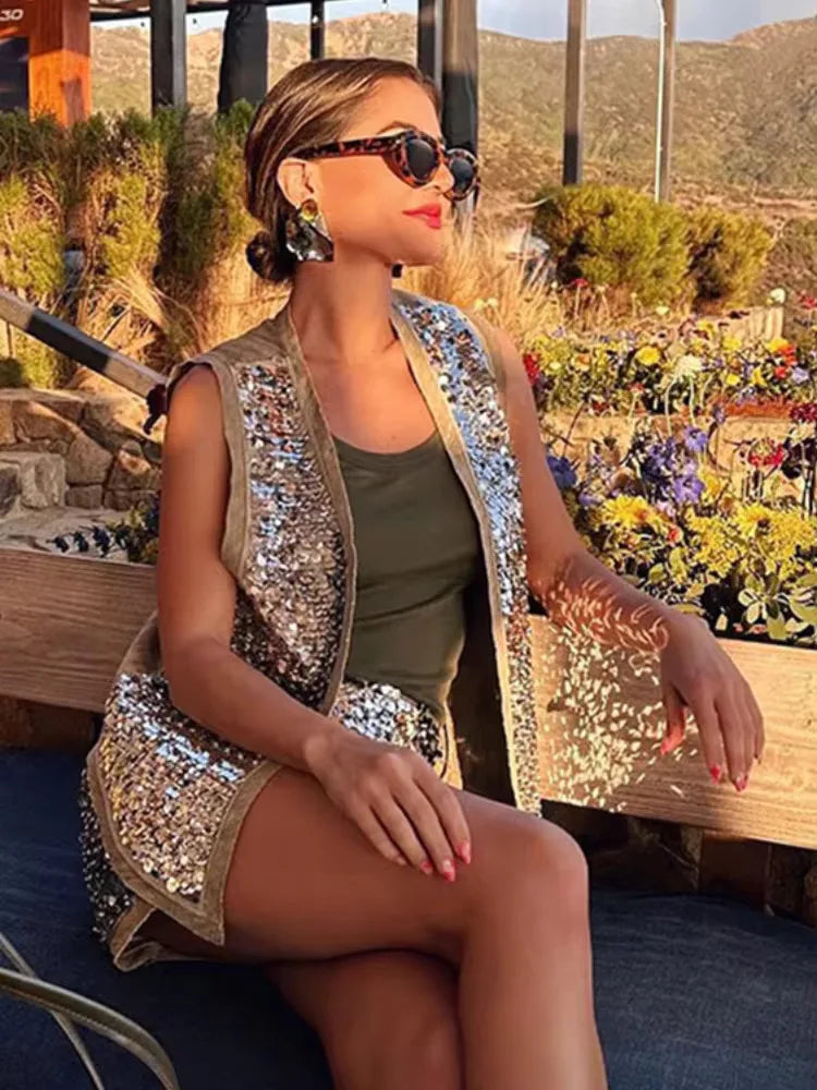 Claire Silberner Paillettenrock