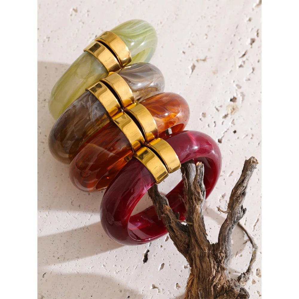 Acrylic Thick Bracelet Bangle