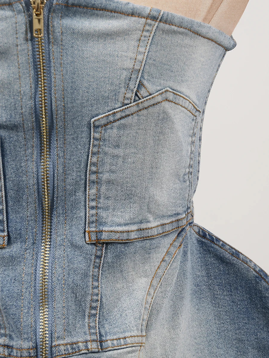 Gorset Silvie Structured Denim