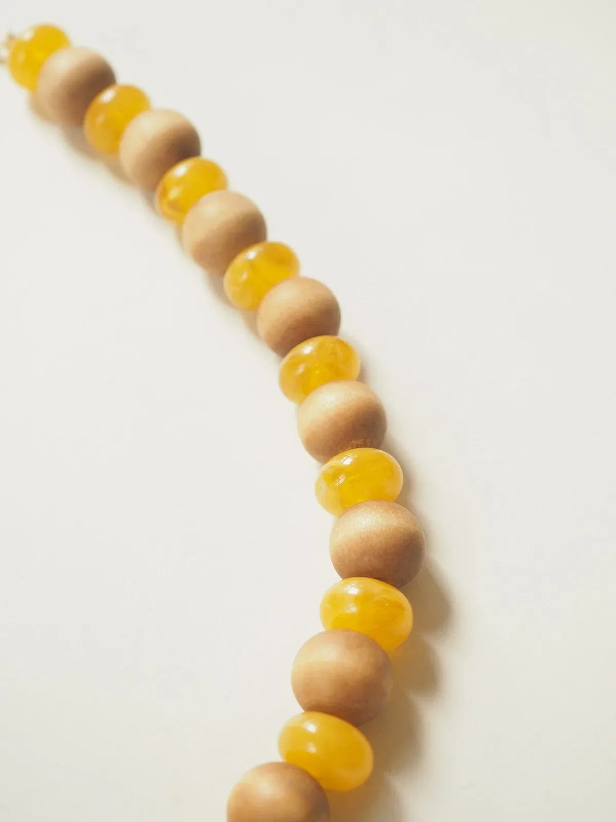 Beaded Browns Necklace – natural stone beaded necklace
