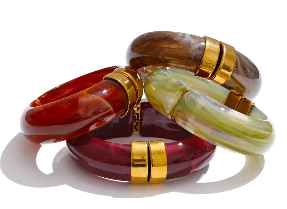 Acrylic Thick Bracelet Bangle