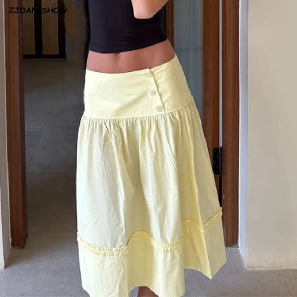 Marissa Low Waist Midi Skirt