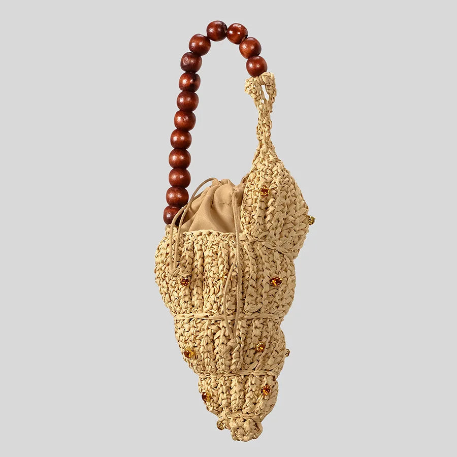 Conch Shell Straw Bag