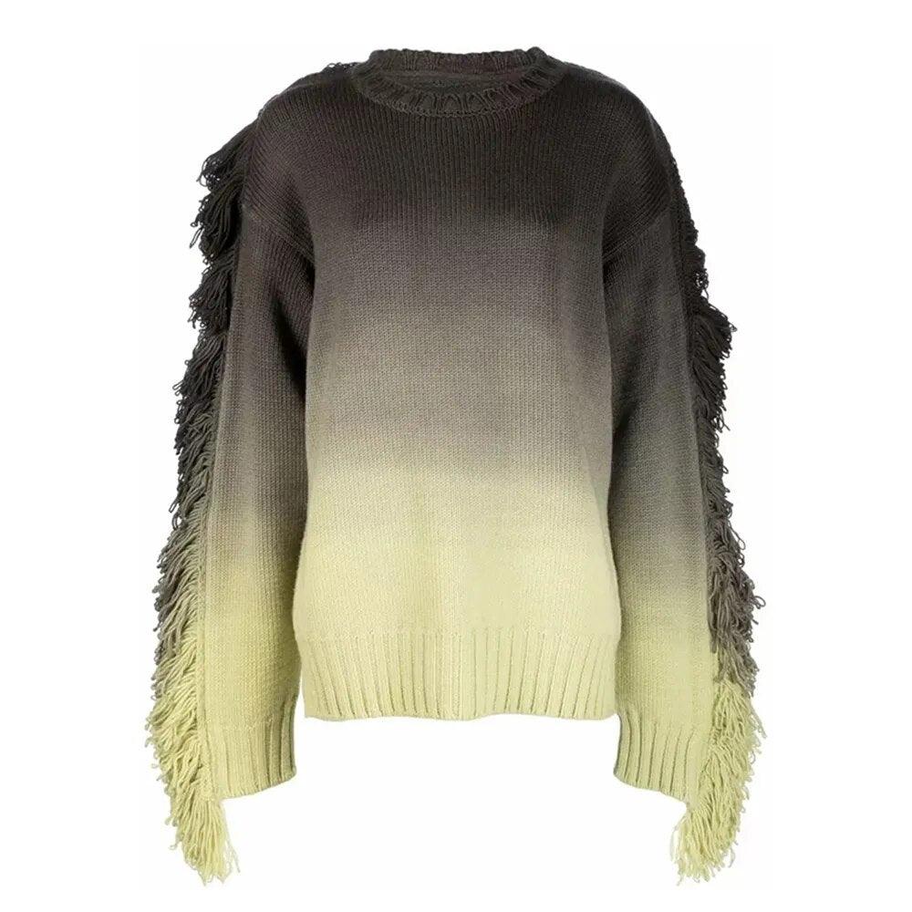 Gladys Gradient Tassel Sweater from The House of CO-KY - Coats & Jackets
