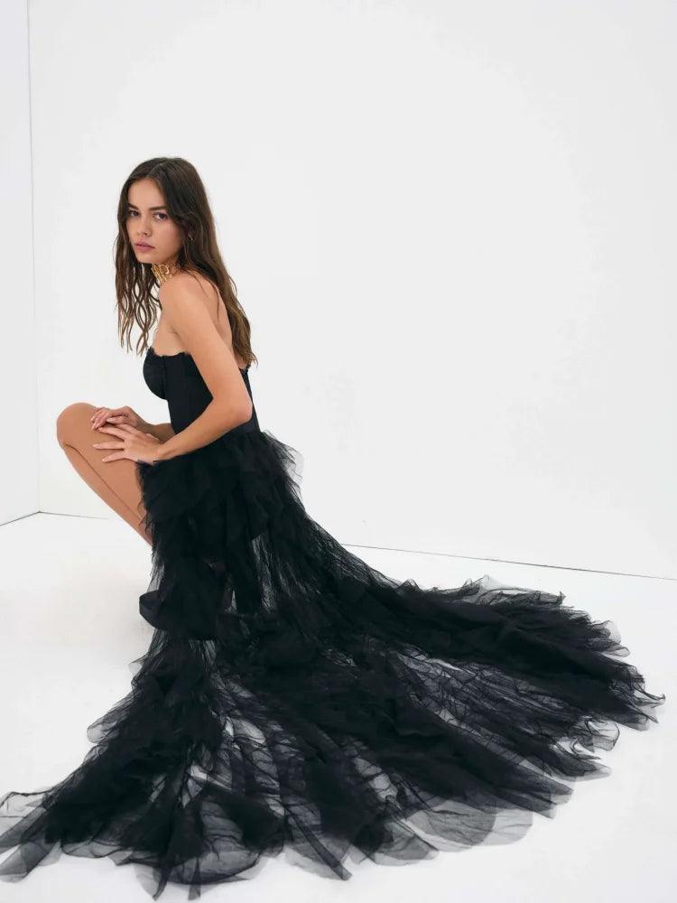 Lauren Lace and Tulle Dress from The House of CO-KY - Dresses