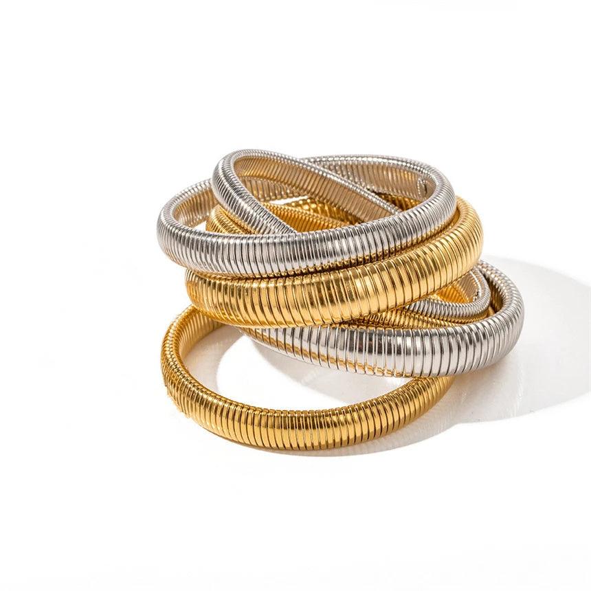 Omega Chain Minimalist Bracelet 1cm from The House of CO-KY - Bracelets