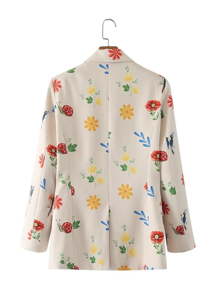 Sienna Floral Printed Jacket from The House of CO-KY - Coats & Jackets