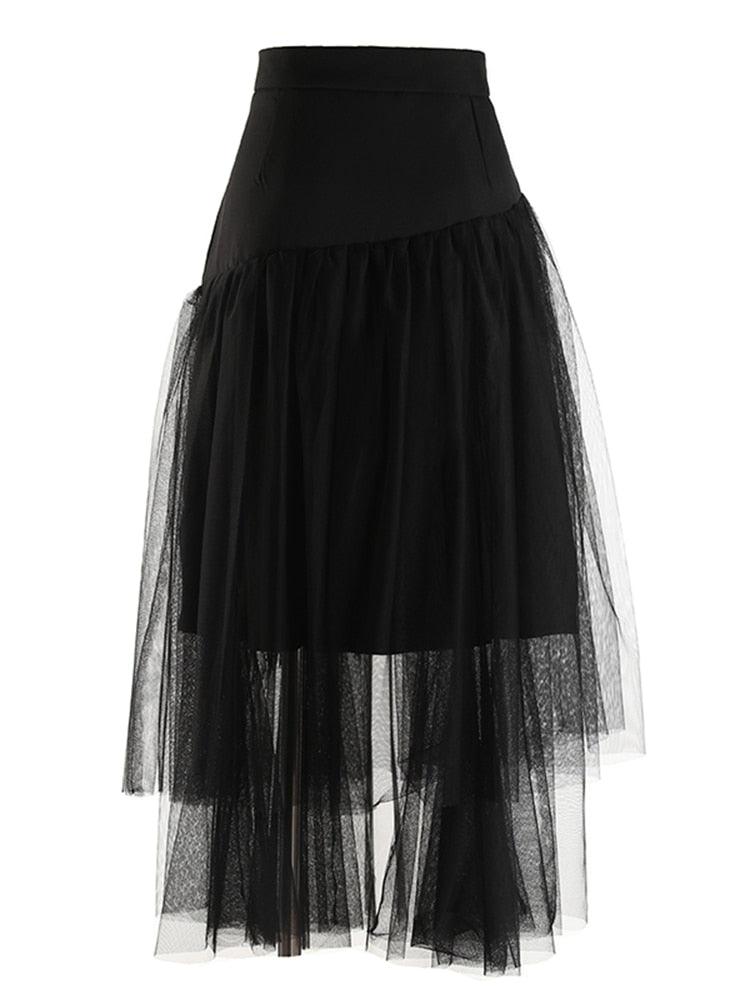 Tully Tassels Mesh Skirt from The House of CO-KY - Skirts
