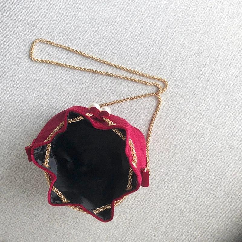 Velvet Bucket Bag from The House of CO-KY - Handbags