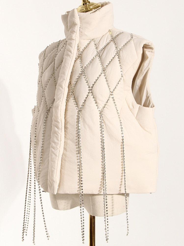 Annalise Diamonds Tassel Vest from The House of CO-KY - Coats & Jackets