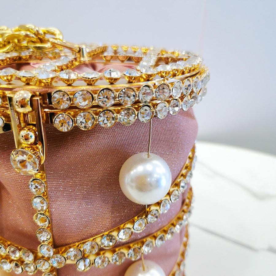 Big Pearls Metal Cage Bag from The House of CO-KY - Handbags