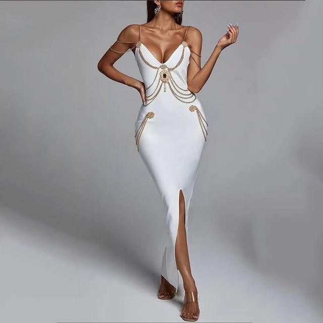 Charlotte Chain Bandage Dress from The House of CO-KY - Dresses