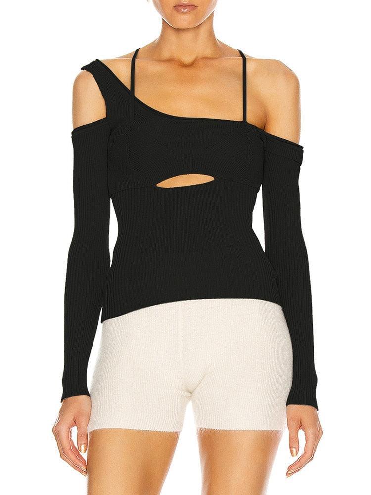 Darcy Asymmetrical Top - The House of CO-KY - Shirts & Tops - Darcy Asymmetrical Top - Streetwear, Tops