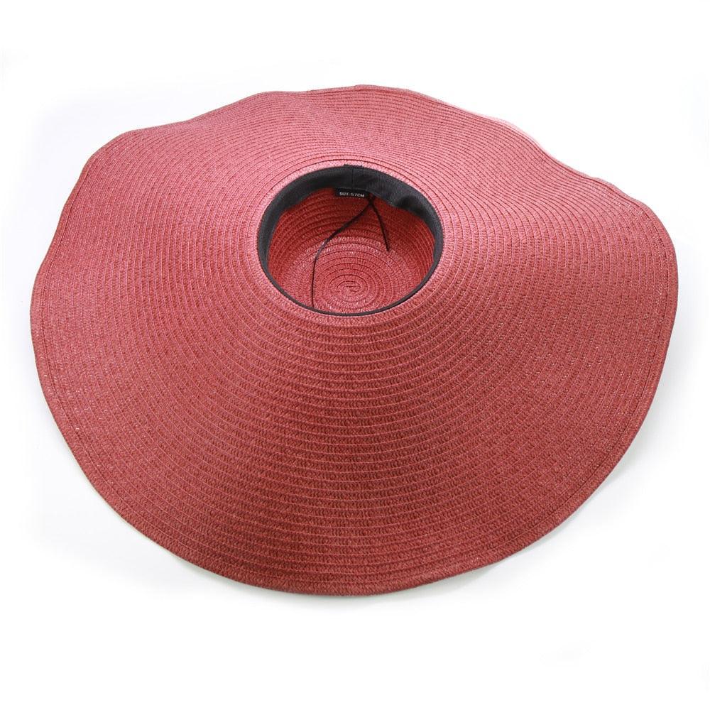 Foldable Oversized Brim Hat - The House of CO-KY - Hats - Foldable Oversized Brim Hat - Hats, Tropical Escape