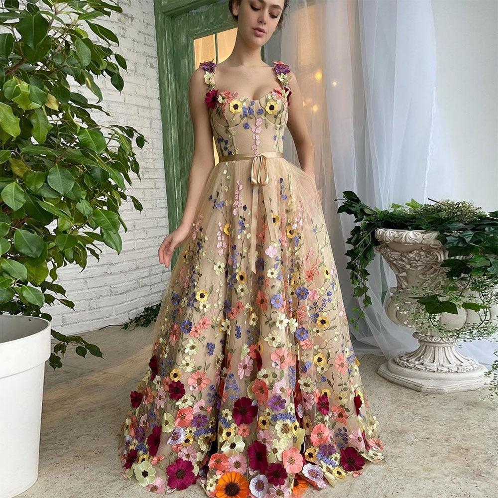 Jane 3D Spring Flowers Gown from The House of CO-KY - Gowns