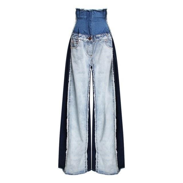 JoAnne Multi Patchwork Denim from The House of CO-KY - Pants - Bottoms, Streetwear
