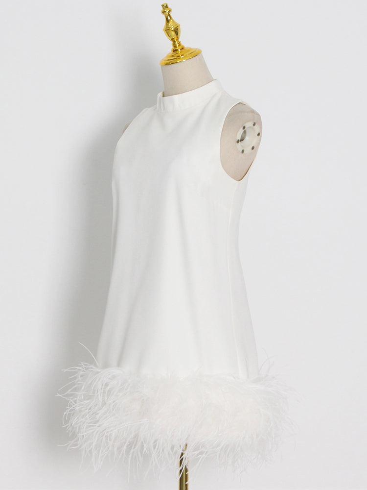 Kelsie Loose Feather Dress from The House of CO-KY - Dresses