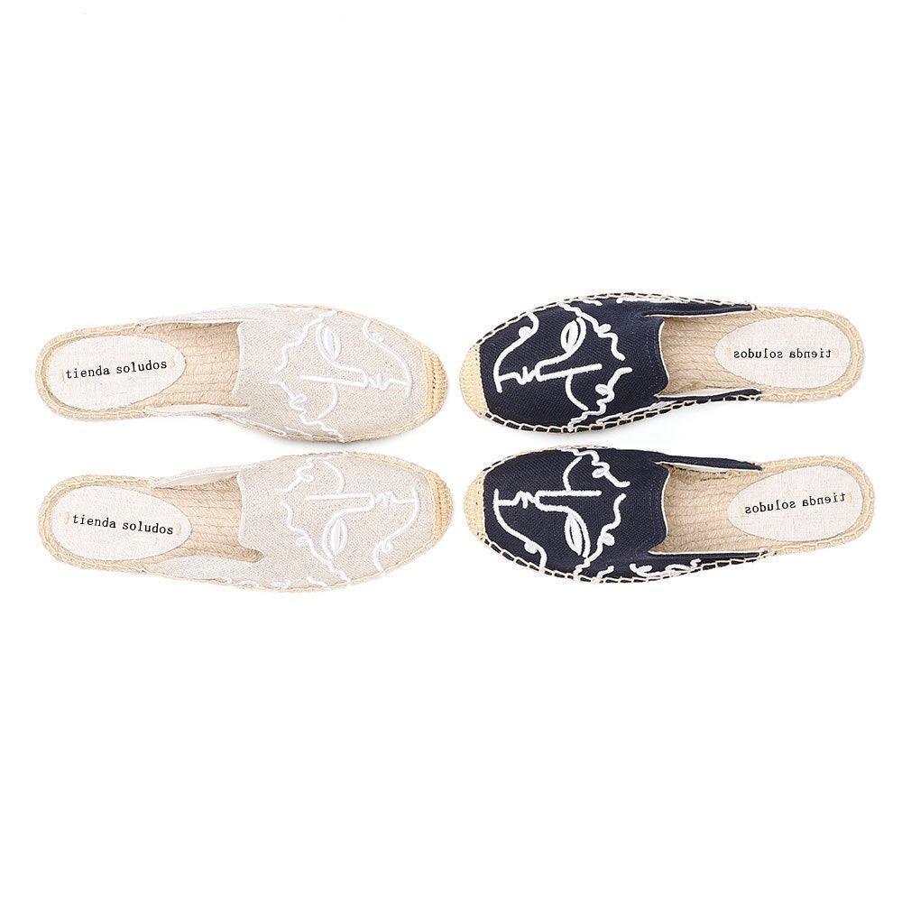 Looking At You Espadrille Mules - Navy from The House of CO-KY - Shoes
