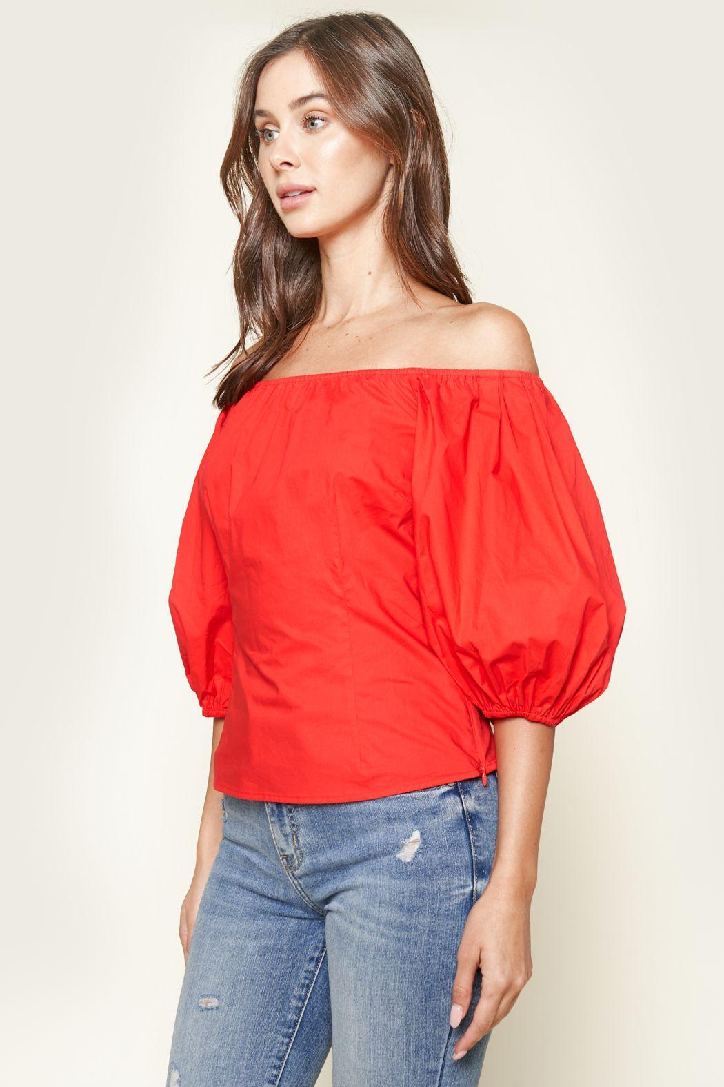 Lori Off The Shoulder Puff Sleeve Top from The House of CO-KY - Shirts & Tops