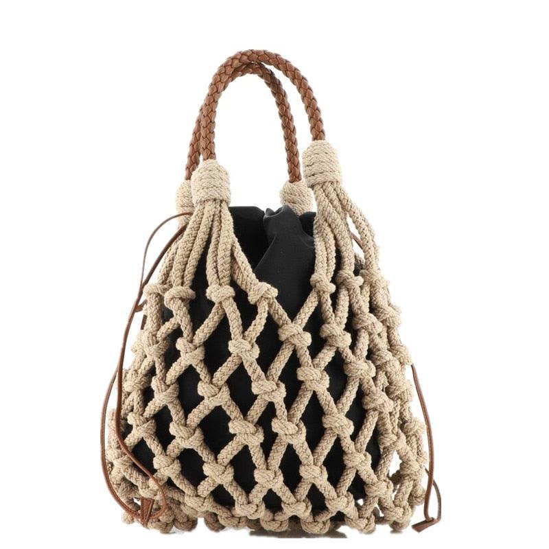 Maddie Braided Net Bag from The House of CO-KY - Handbags