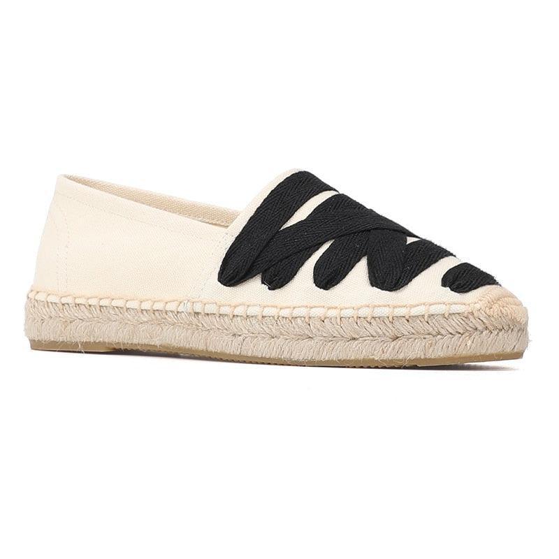 Mary Janes Espadrille Flats - Beige - The House of CO-KY - Shoes - Mary Janes Espadrille Flats - Beige - Espadrilles, Flats, Shoes