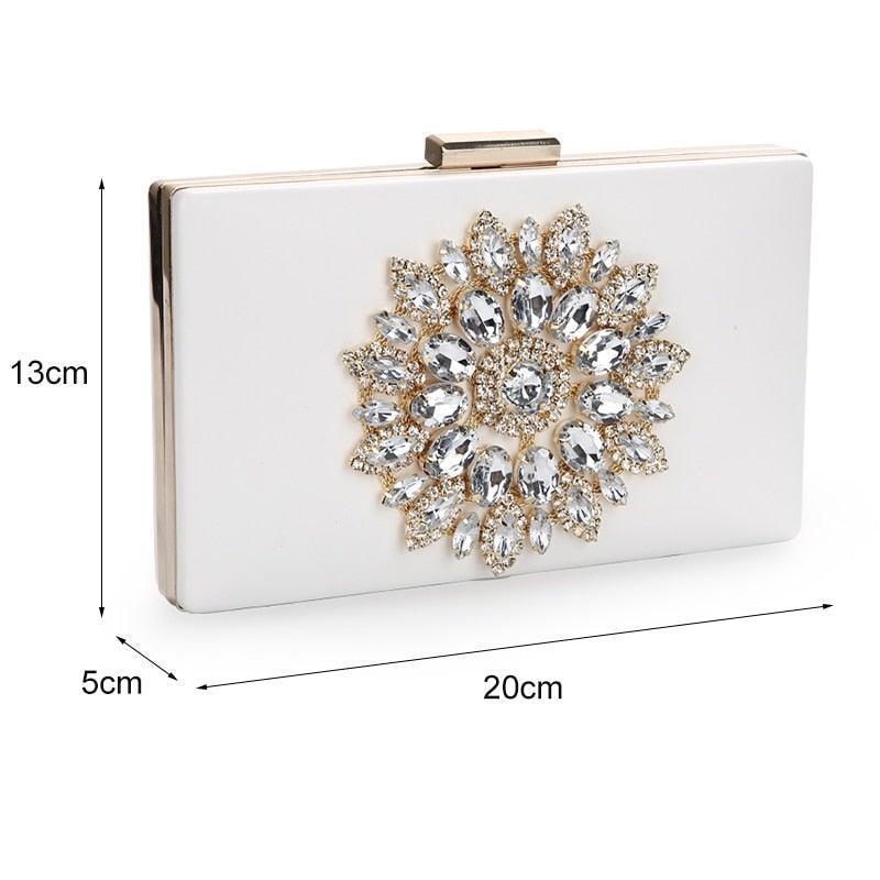 Michelle Crystal Clutch Bag from The House of CO-KY - Handbags