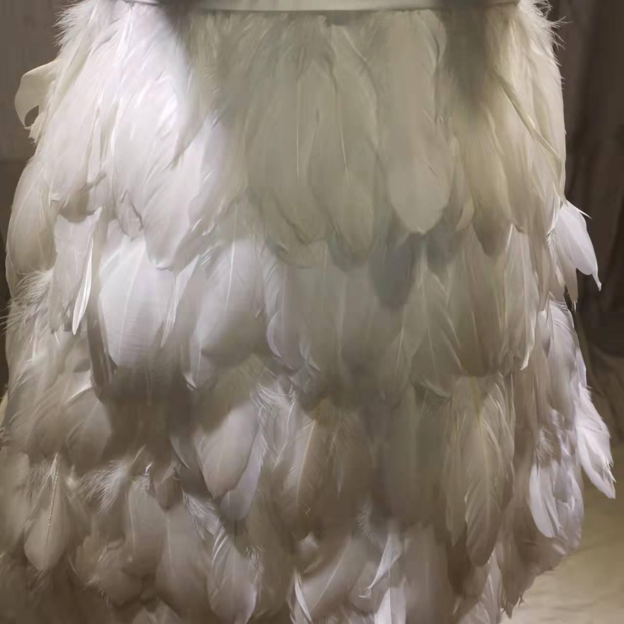 Olivia Feather Mini Dress from The House of CO-KY - Dresses