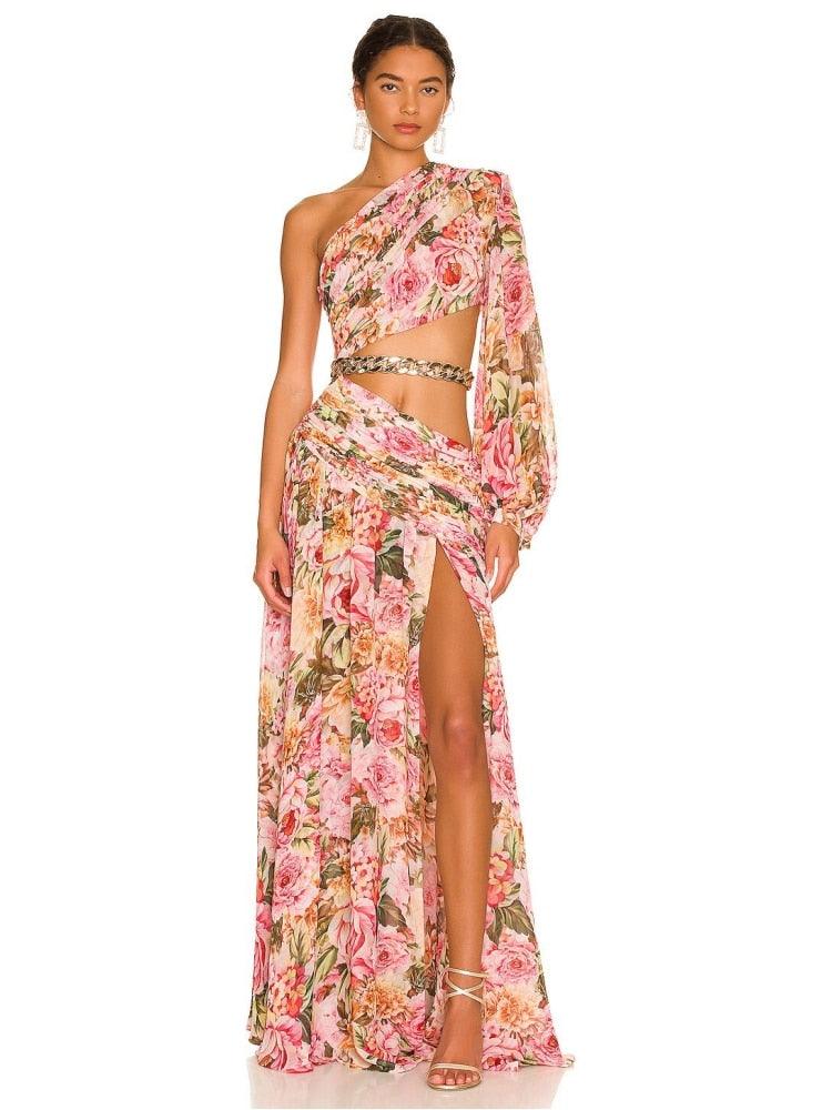 Saga Floral Maxi Dress from The House of CO-KY - Dresses