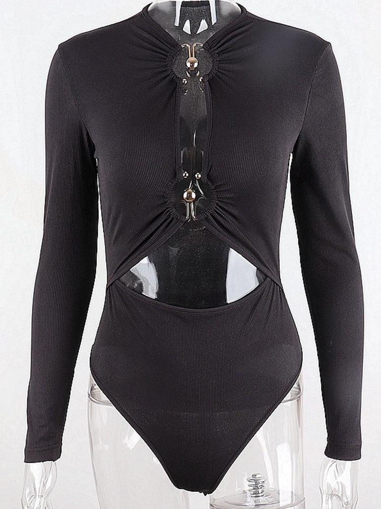 Sophie Anne Keyhole Bodysuit from The House of CO-KY - Shirts & Tops
