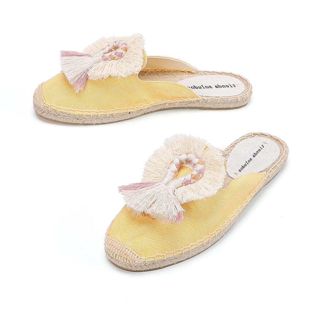 Tassel Espadrilles Mules from The House of CO-KY - Shoes - Mules, Shoes, Tropical Escape