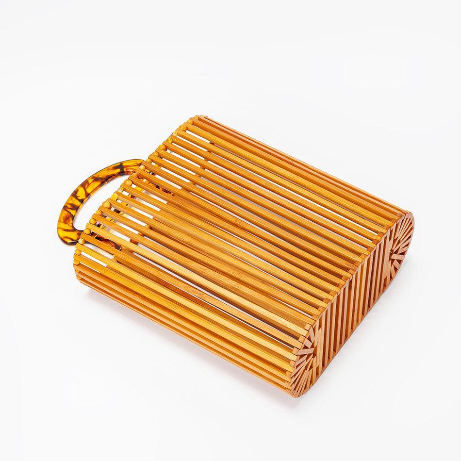 Tortoise Bamboo Bucket Bag from The House of CO-KY - Handbags