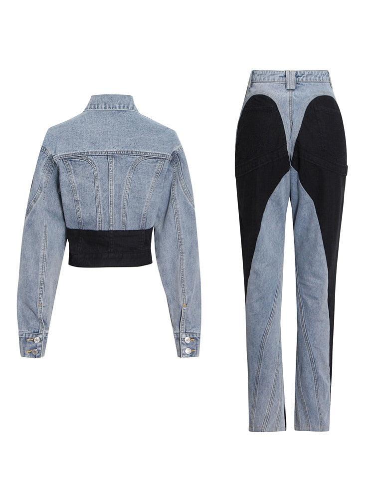 Vanessa Denim Set from The House of CO-KY - Outfit Sets